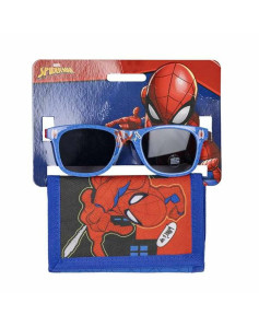 Lunettes de soleil et portefeuille Spider-Man 2 Pièces Bleu