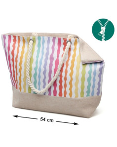 Bag Multicolour Beach Stripes