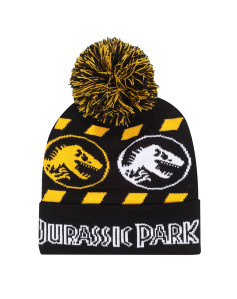 Hat Jurassic Park Hazard Snow Beanie Black