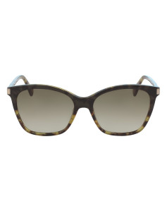 Ladies' Sunglasses Longchamp LO625S ø 54 mm Green Habana