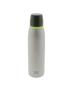 Travel thermos flask JATA 920 1 L Grey Stainless steel Plastic