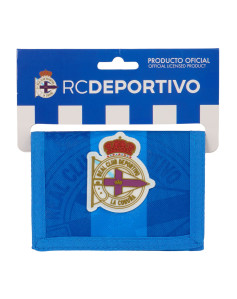 Portefeuille R. C. Deportivo de La Coruña Bleu 12.5 x 9.5 x 1 cm