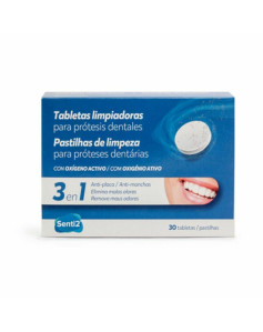 Cleaning Tablets for Dentures Senti2 SAN 027 30 Units