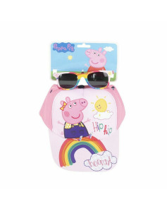 Set of cap and sunglasses Peppa Pig Pink (51 cm) 2 Pieces