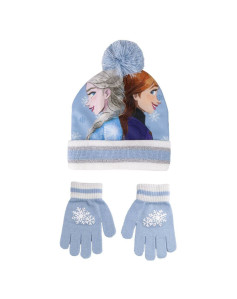 Hat & Gloves Frozen 2 Pieces Blue