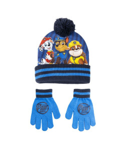 Hat & Gloves The Paw Patrol 2 Pieces Blue