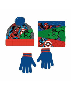 Mütze, Handschuhe und Halstuch The Avengers 3 Stücke