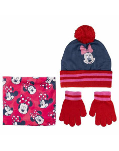 Hat, Gloves and Neck Warmer Minnie Mouse 3 Pieces