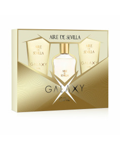 Women's Perfume Set Aire Sevilla EDT Galaxy Girl 3 Pieces