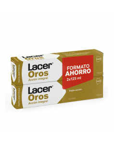 Dentifrice Triple Action Lacer Oro 2 x 125 ml (2 Pièces)