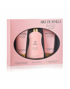 Set de Parfum Femme Aire Sevilla Rose 3 Pièces